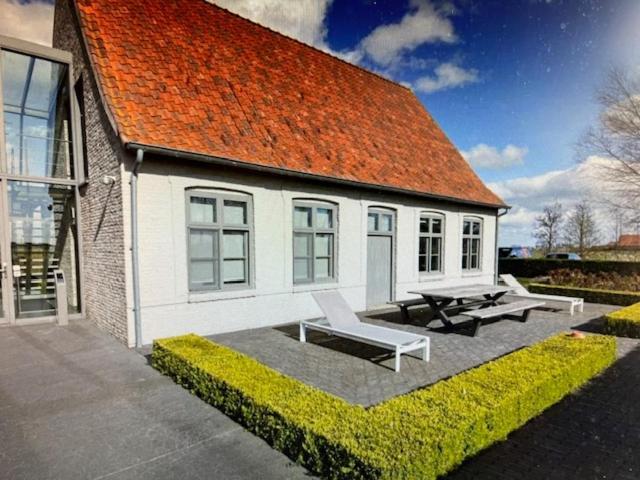 Schravenhoek Met Indoorzwembad En Sauna Veurne Kültér fotó